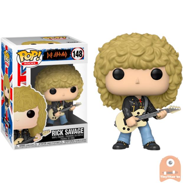 POP! ROCKS Rick Savage #148 Def Leppard 