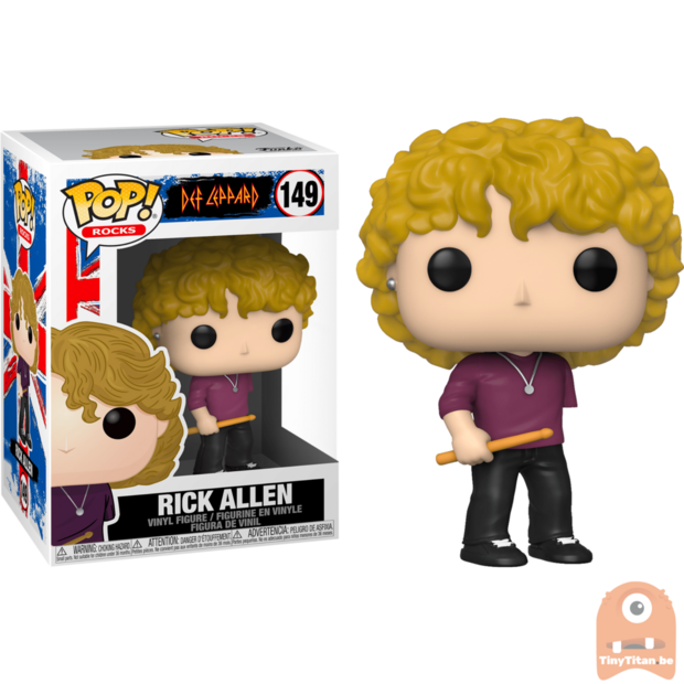 POP! ROCKS Rick Allen #149 Def Leppard 