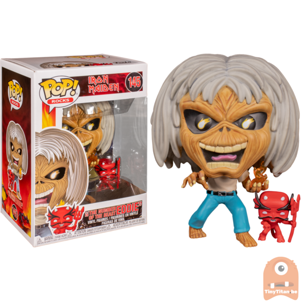 POP! Rocks iron maiden - The Number of The Beast Eddie #145
