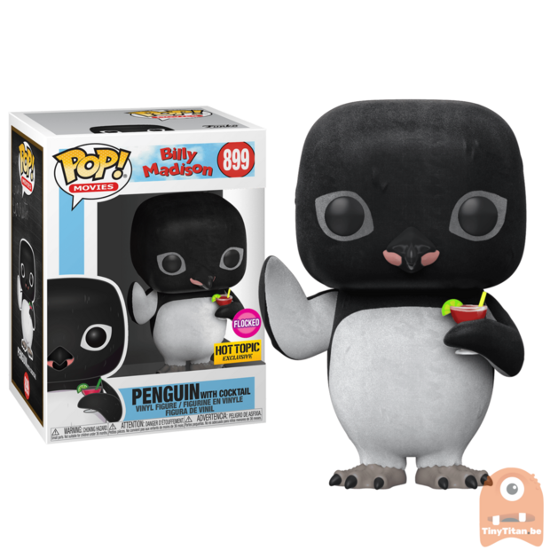 POP! Movies Penguin w/ Cocktail Flocked #899 Billy Madison Exclusive