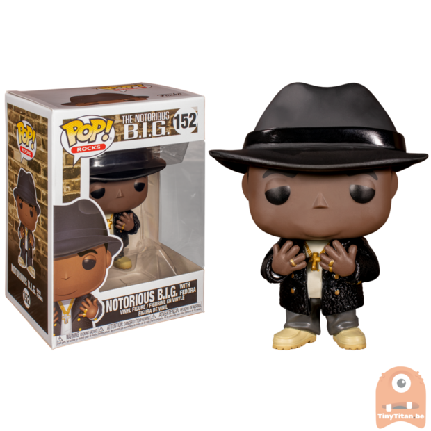 POP! Rocks The Notorious B.I.G. Fedora - Black Suit #152