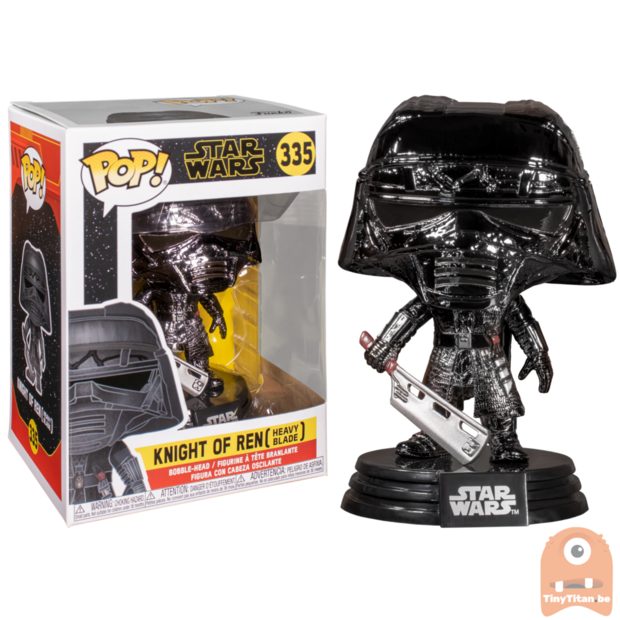 POP! Star Wars Knight of Ren w/ Heavy Blade Chrome #335 The Rise of Skywalker 