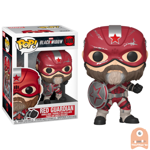 POP! Marvel Red Guardian #608 Black Widow 