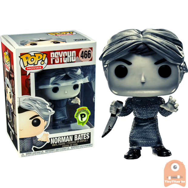 POP! Movies Norman Bates - Black &amp; White #466 Psycho Exclusive