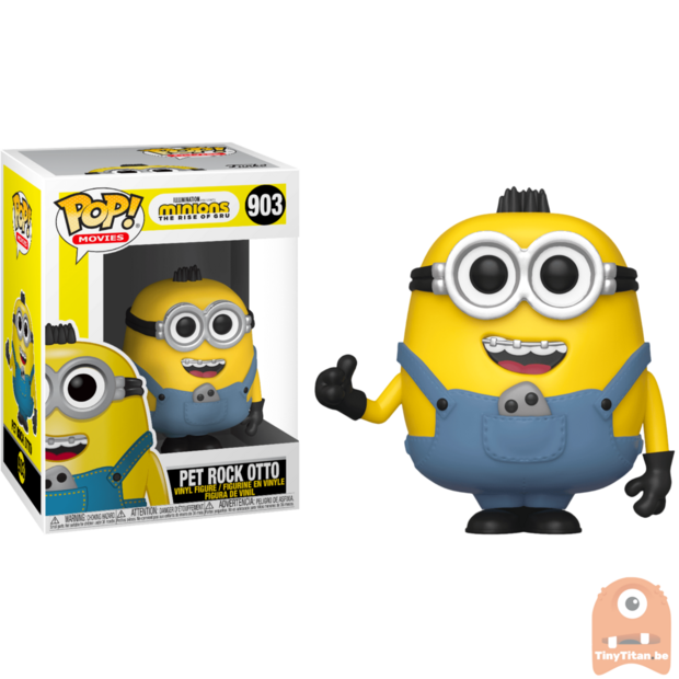 POP! Movies pet Rock Otto #903 Minions The Rise of Gru