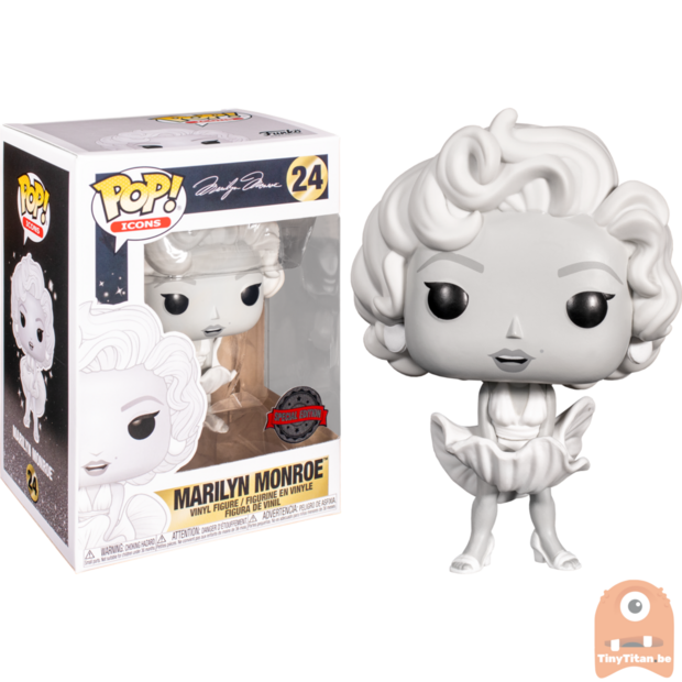 POP! Icons Marilyn Monroe B&amp;W #24 Exclusive 