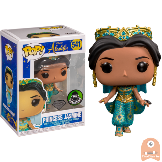 POP! Disney Princess Jasmine Diamond Glitter #541 Aladdin Exclusive
