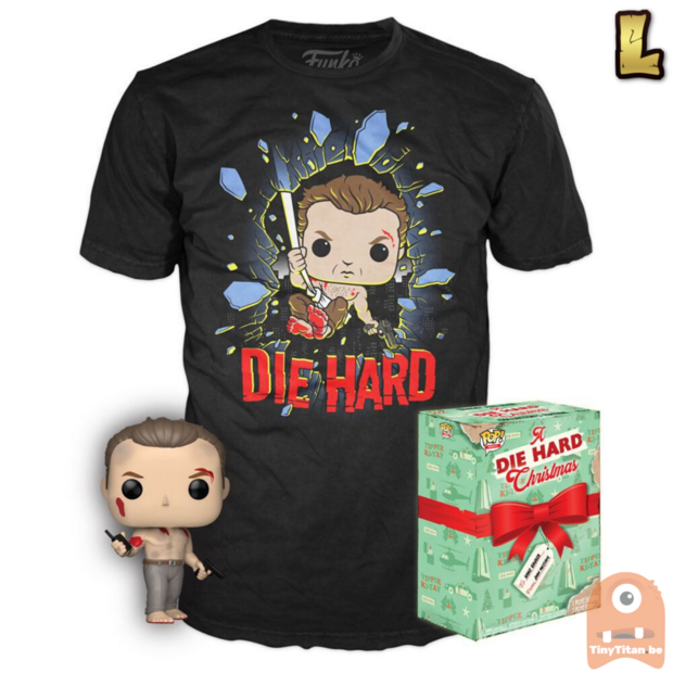 Funko POP! &amp; TEE Die Hard John Mclane BOX Exclusive - Large