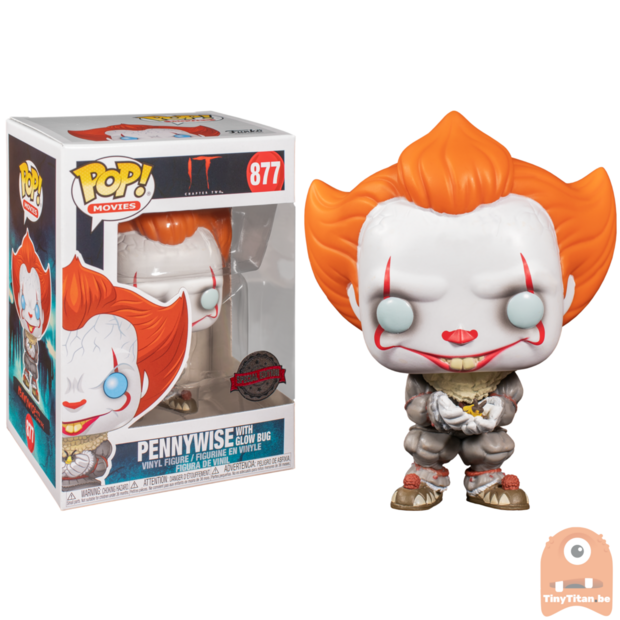 POP! Movies Pennywise With Glow Bug #877 IT - Exclusive 