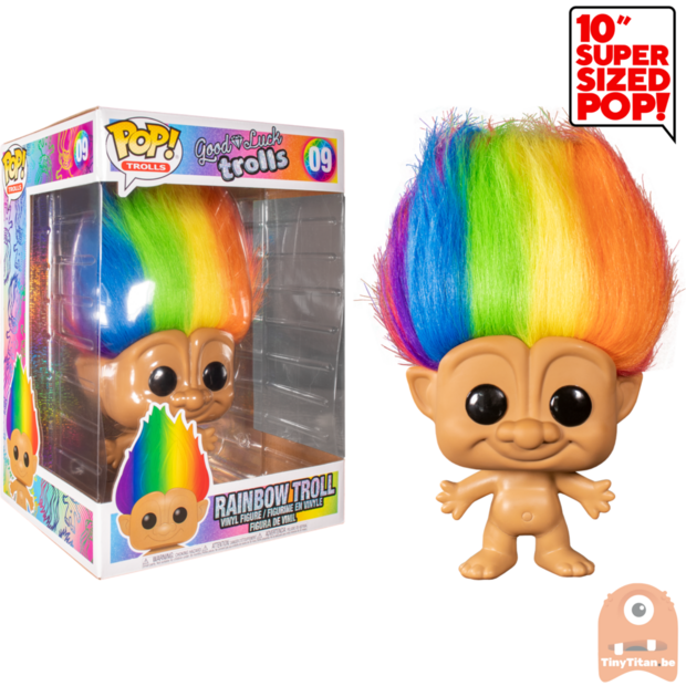 POP! Movies Rainbow Troll 10 INCH #09 Good Luck Trolls
