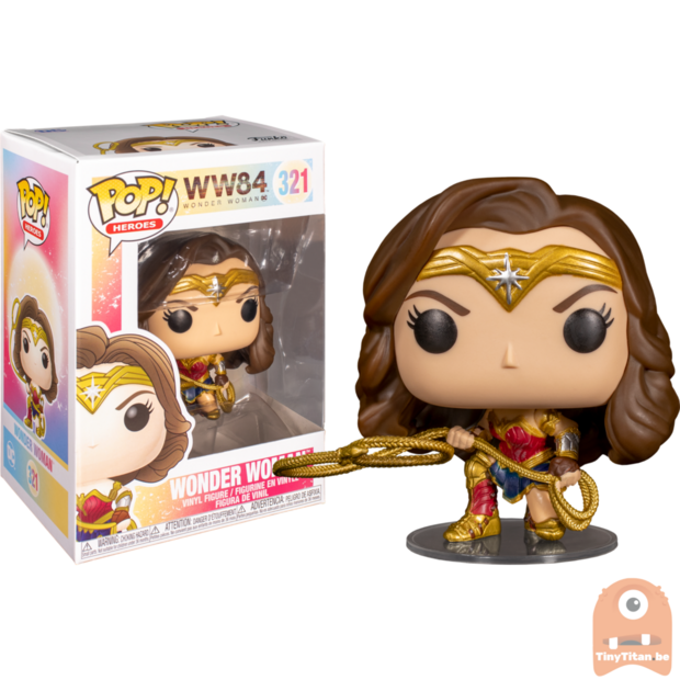 POP! Heroes WOnder Woman Lasso #321 Wonder Woman 1984 