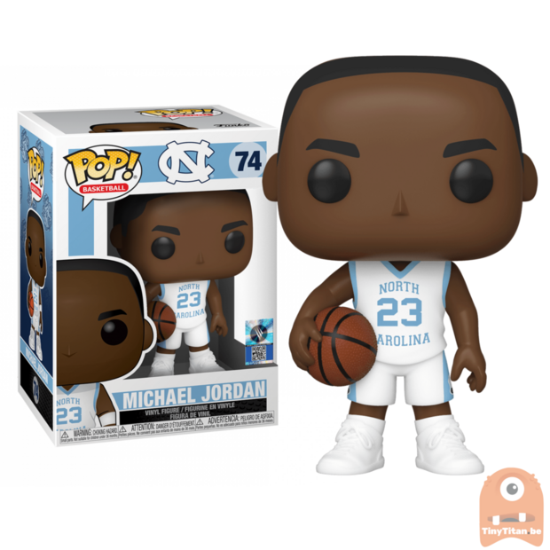 POP! Sports Michael Jordan White Jersey UNC #74 NBA