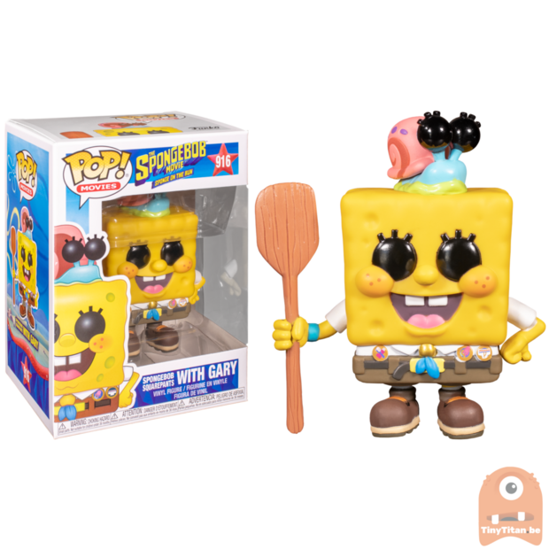 POP! Movies Spongebob Squarepants w/ gary in Scout Uniform #916 Spongebob Squarepants