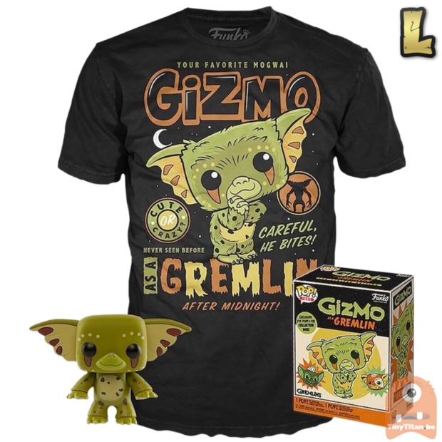 Funko POP! &amp; TEE BOX Gremlins - Gizmo as Gremlin Exclusive - Large
