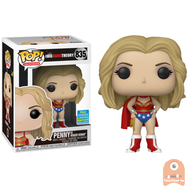 POP! Television Penny as Wonder Woman #835 The Big Bang Theory SDCC Exclusive