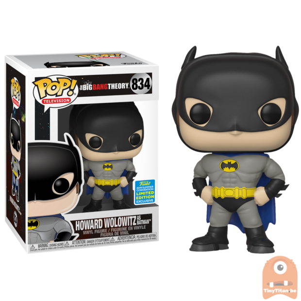 POP! Television Howard Wolowitz As Batman #834 The Big Bang Theory SDCC Exclusive