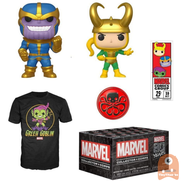 POP! Marvel Collector Corps Box Marvel 80 Years Theme - L