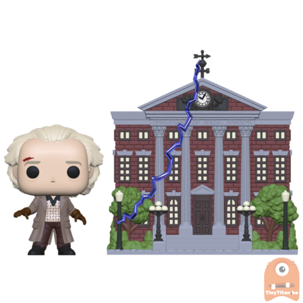 Funko POP! TOWN Doc w/ Clock Tower 15 Back to the future 