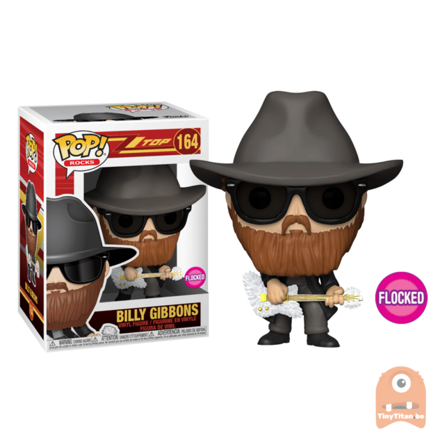 POP! Rock Billy Gibbons Flocked #164 ZZ Top 