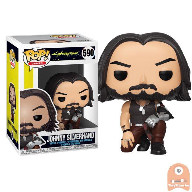 POP! Games Johnny Silverhand Kneeling #590 Cyberpunk 2077 