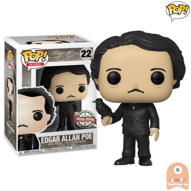 POP! Icons Edgar Allan Poe w/ Crow #22 Exclusive