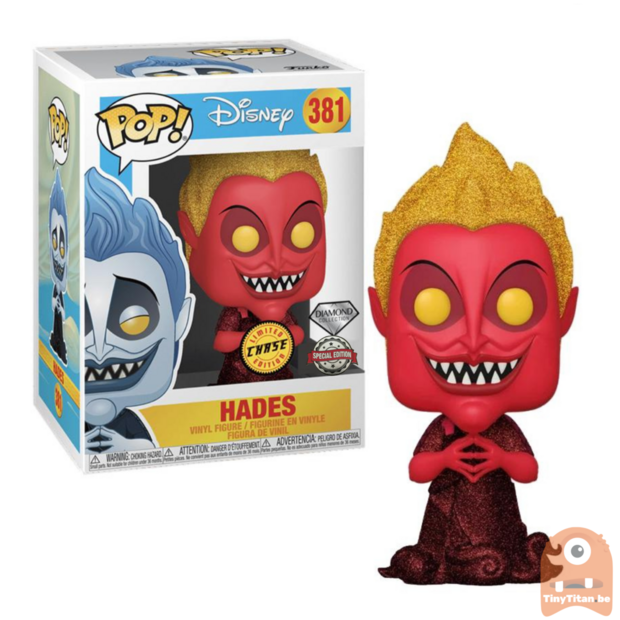 POP! Disney Hades Glitter RED Chase Diamond Collection #381 Exclusive