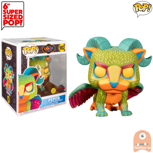 POP! Disney Pepita GITD 6 INCH #982 Coco Exclusive 