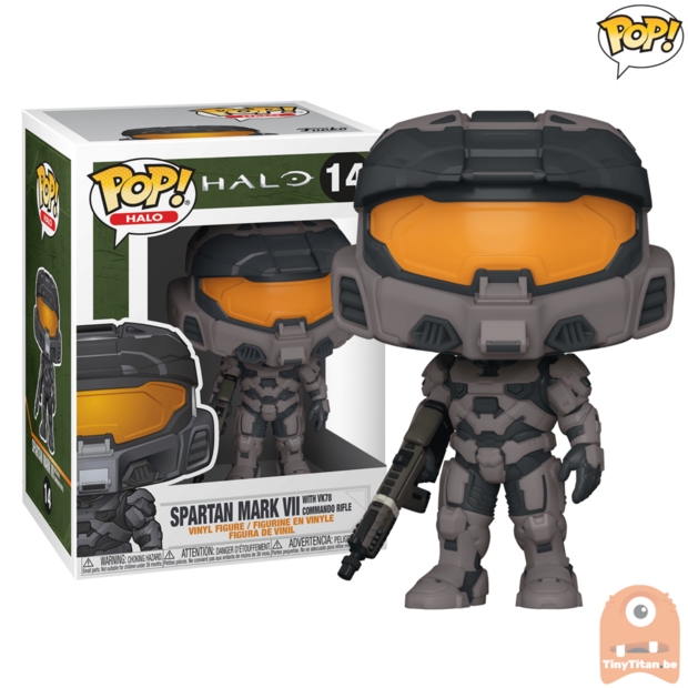 POP! Games Sparten Mark VII w/ VK78 Commando Rifle #14 Halo Infinite