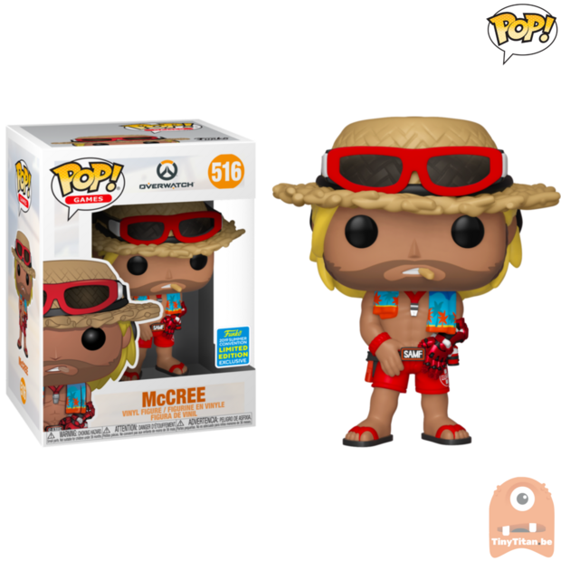 POP! Games McCree Summer #516 SDCC Overwatch Exclusive