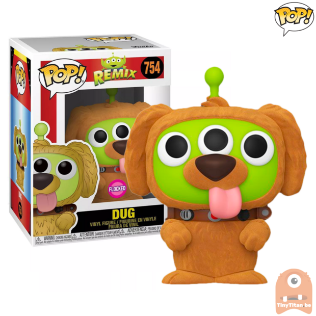 POP! Disney - Pixar Alien Remix Dug Flocked #754 Exclusive