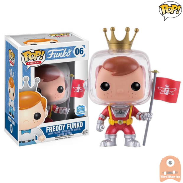 POP! Funko Freddy Funko Astronaut w/ Red Flag #06 Exclusive