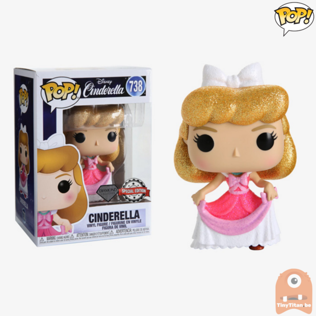 POP! Disney Cinderella Glitter Diamond Collection #738 Exclusive