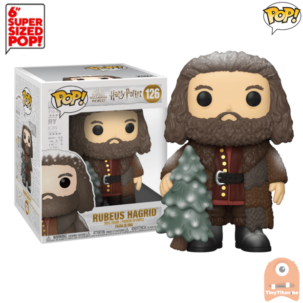 POP! Harry Potter Holiday Series Hagrid Rubeus w/ Tree 6 INCH #126
