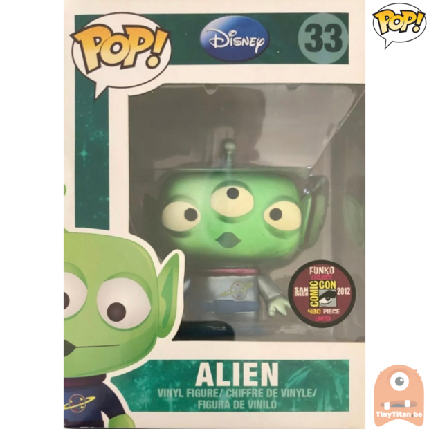 POP! Disney Alien Metallic #33 SDCC 2012 Exclusive - Grail