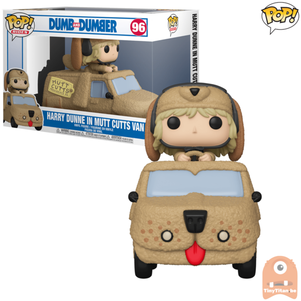 POP! RIDE Harry Dunne in Mutts Cutts Van #96 Dumb and Dumber 