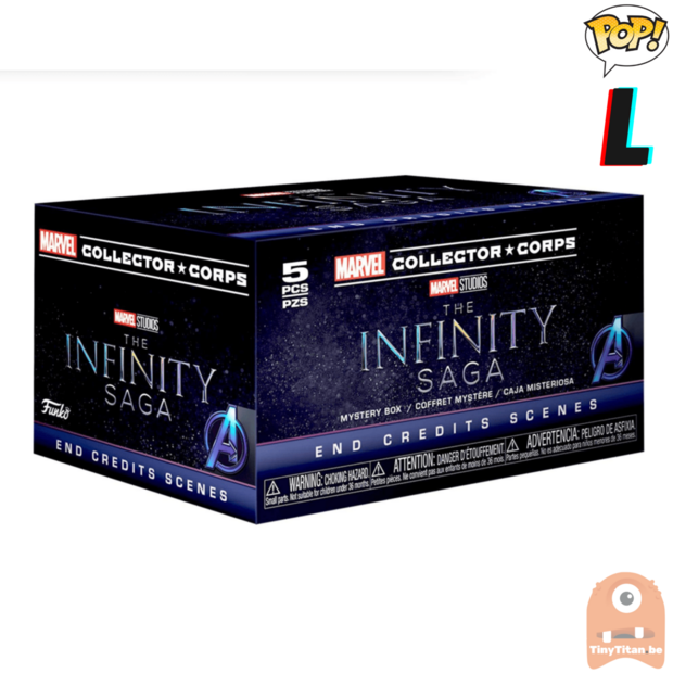 POP! Marvel Collector Corps Box The Infinity Saga - End Credits Scenes - L
