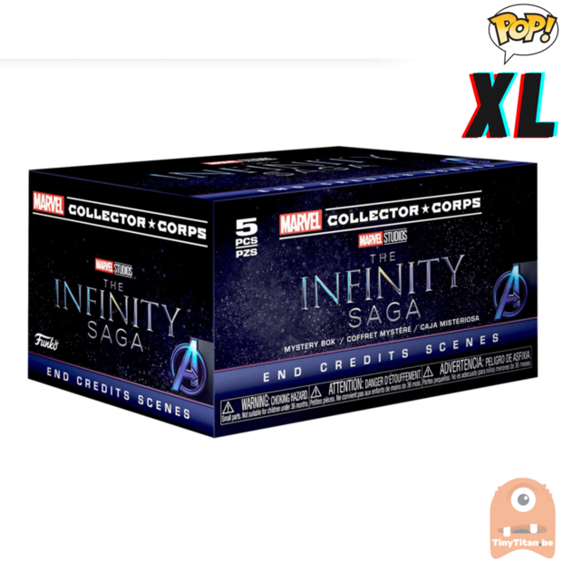 POP! Marvel Collector Corps Box The Infinity Saga - End Credits Scenes - XL