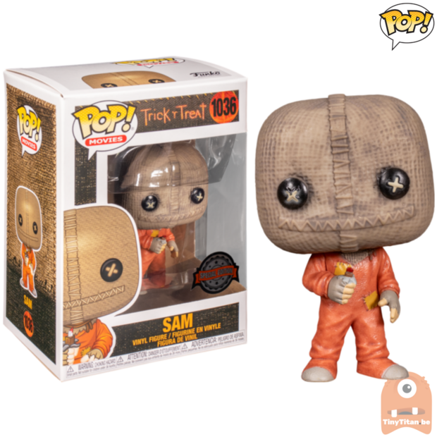 POP! Movies Sam w/ Candy #1036 Trick 'r Treat Exclusive
