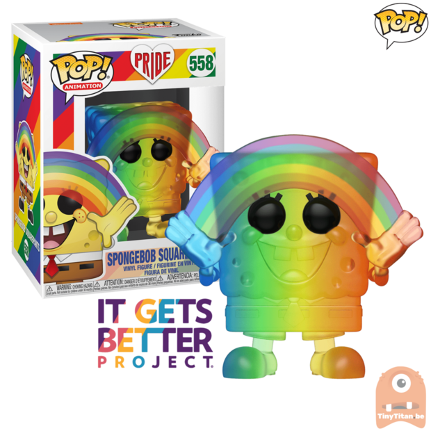 POP! Animation Spongebob Rainbow #558 Pride 2020 