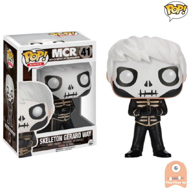 POP! Rocks Gerard Way Black Parade Skeleton #41 mCR - My Chemical Romance Exclusive