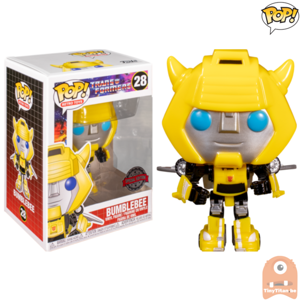 POP! Retro Toys Bumblebee Transforming #28 Transformers Exclusive 