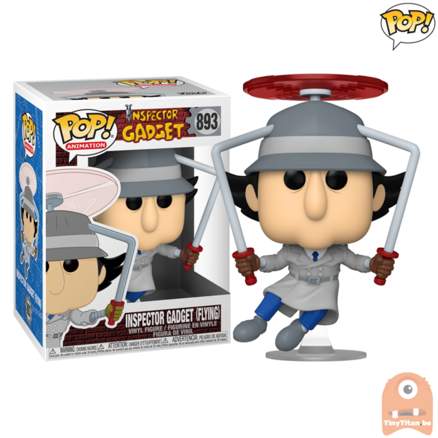 POP! Animation Inspector Gadget Flying #893 Inspector Gadget 