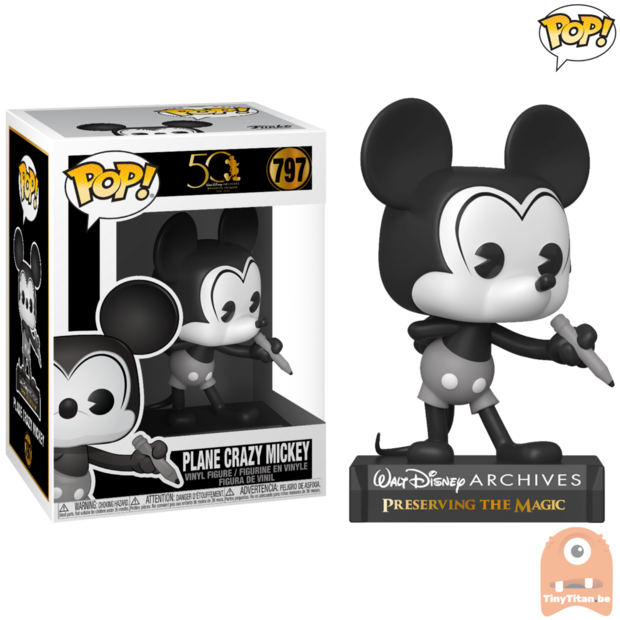 POP! Walt Disney Archives - Plane crazy Mickey #797 Preserving Magic