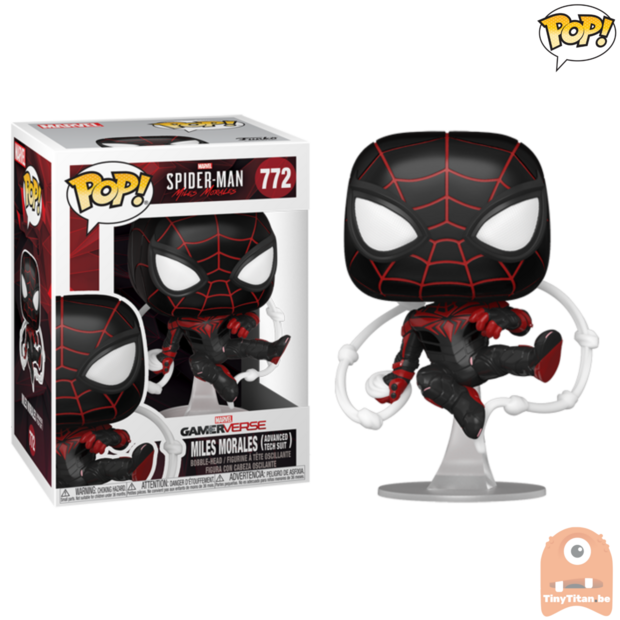 POP! Marvel Miles Morales Advanced Tech Suit #772 Spider-Man GameVerse 