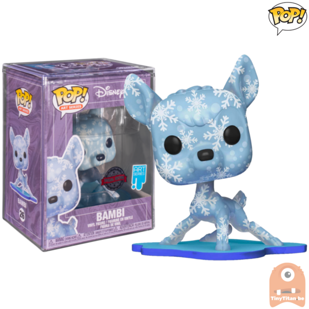 POP! Disney Artist Series Bambi Snowflakes w/ Case #26 Exclusive