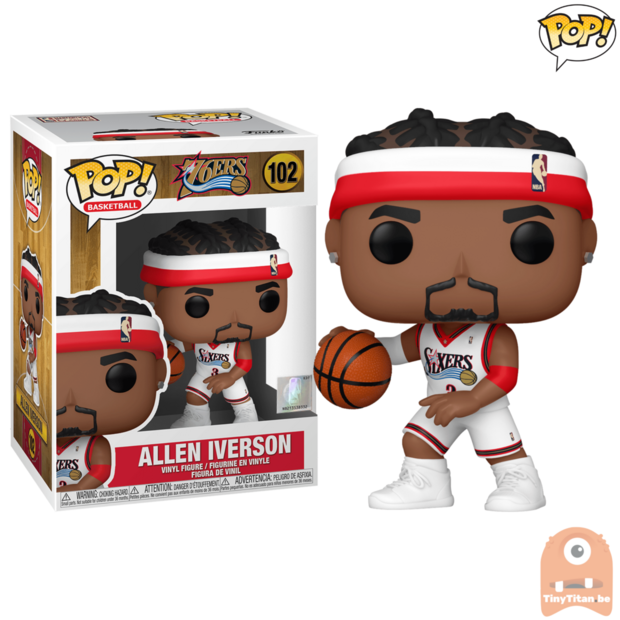 POP! Sports Allen Iverson 76ers Home #102 NBA 
