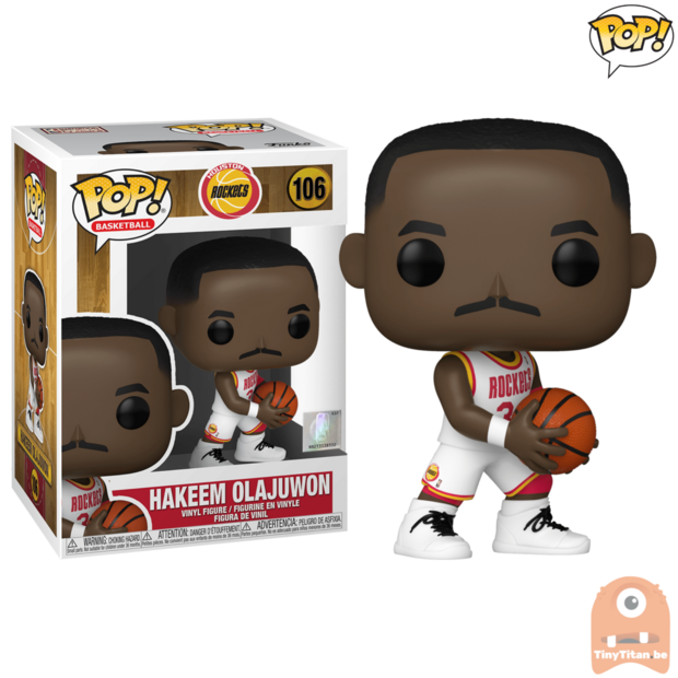 POP! Sports Hakeem Olajuwon Houston Rockets Home #106 NBA 