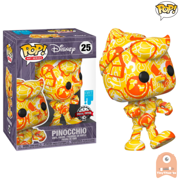 POP! Disney Artist Series Pinocchio w/ Case #25 Exclusive 