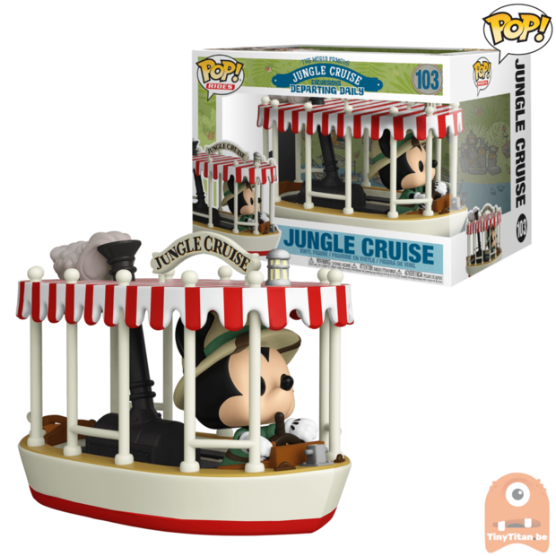 POP! Ride Disney Skipper Mickey w/ Boat #103 Jungle Ride 