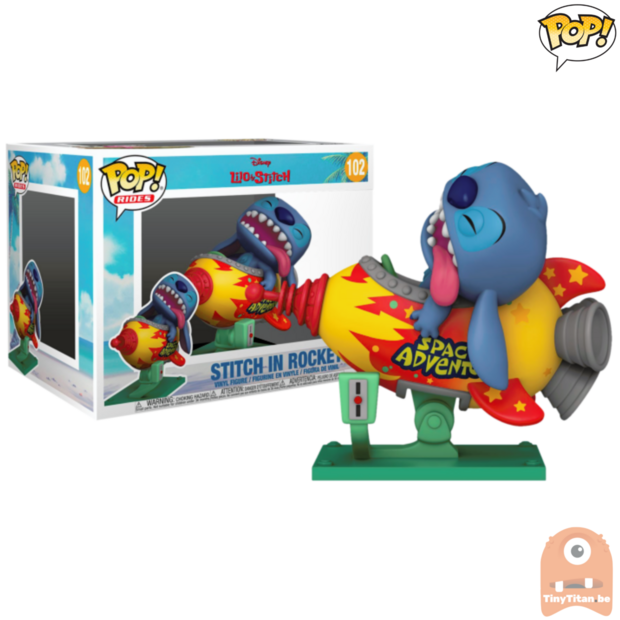 POP! Disney Rides Stitch in Rocket #102 Lilo &amp; Stitch Friends